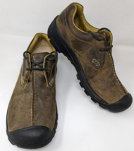 Keen Mens Size 11.5 Boston III Brown Leather Boots Hiking Lace Up Oxford... - $39.59