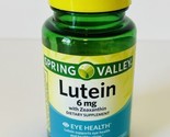 Spring Valley Lutein With Zeaxanthin Softgels/Eye Health - Exp 6/26 - $12.77
