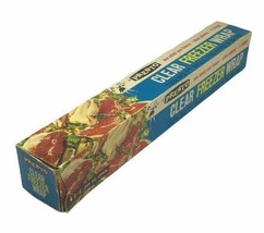 Presto Clear Freezer Wrap 125 Sq Ft Vintage Movie Prop 1960s 1950s Not Opened - £22.53 GBP