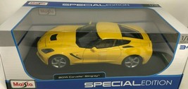 Maisto - 31182 - 2014 Corvette Stingray - Scale 1:18 - Yellow - £47.09 GBP