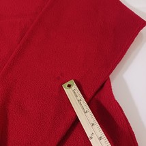 Mens 1/4 Zip Long Sleeve Pullover Red Sweatshirt Fleece Jacket Sz XL Made In USA image 3