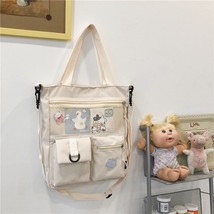 2021 New Large Capacity Cute Girl Shoulder Bag Korean Fashionable Students Incli - £28.79 GBP