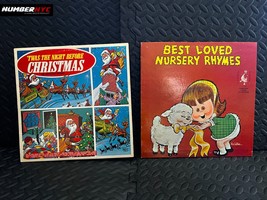 2x &#39;Twas The Night Before Christmas &amp; Best Loved Nusery Rhymes Vintage Records - £47.36 GBP