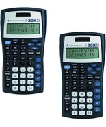 Texas Instruments Ti-30X Iis 2-Line Scientific Calculator, Black With Blue - £33.81 GBP