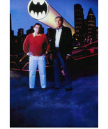 BATMAN 66   ADAM WEST &amp; BURT WARD  1989 REUNION WITH BATMOBILE    7X10 P... - $14.03 CAD