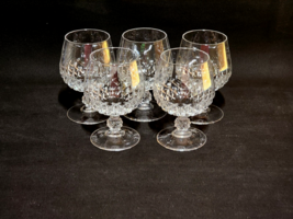 Cristal D&#39;Arques-Durand LONGCHAMP 5¼&quot; Brandy Cognac Snifter - MINT Set Of 5 - £36.44 GBP