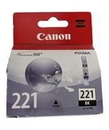 Genuine Canon 221 Black Ink Cartridge Original OEM Chromalife Pixma - $21.66 CAD