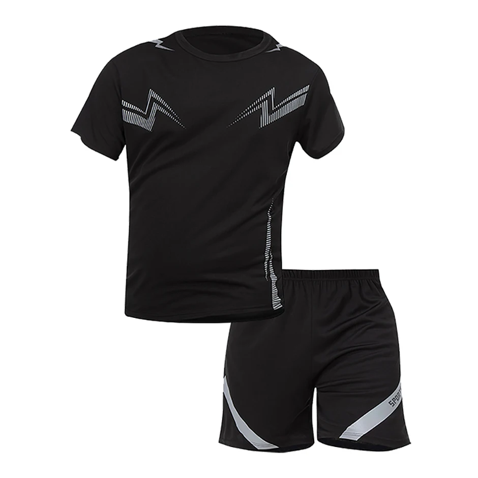 2-pieces Summer Casual Sports Print Set Loose Large Breathable Short+T-s... - €30,03 EUR
