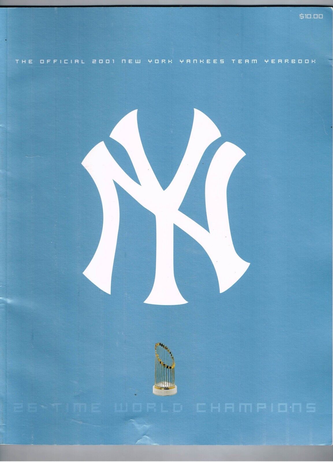2001 MLB New York Yankees Yearbook Baseball Yankee Stadium Jeter Williams - $25.85
