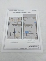 Paper Places 30mm Scale Whitewash City Bank Floor Plan Sheet   - $9.62