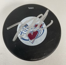 David Aebischer Signed Autographed Colorado Avalanche Hockey Puck - $39.99