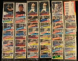 (89) 1985 Topps Super Baseball 5x7 Cards w/Album Pages - £55.77 GBP
