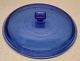Anchor Hocking Cobalt Blue Glass Casserole Dish Lid Only 9-3/4&quot;, 2 QT Ov... - $18.89