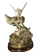 Jules Moigniez Bronze (1835-1894) Bird Feeding Chicks Sculpture 21&quot; x 13&quot; - £2,189.75 GBP