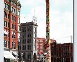 Pioneer Square Totem Pole Seattle Washington WA 1910 DB Postcard Q7 - £3.22 GBP