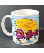 Vintage 1988 THE CALIFORNIA RAISINS RAISINETTES COFFEE MUG Holiday Winte... - €10,71 EUR