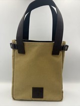 Bullware Small Leather Canvas Tote Bag - £7.60 GBP
