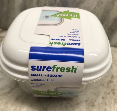 Sure Fresh Small Square 2.44Cup/19.5floz/Removable Ice Pack-Read Dir. Be... - $13.74