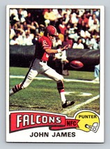 1975 Topps  #326 John James     Atlanta Falcons - £1.52 GBP