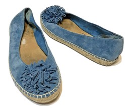 White Mountain Womens Flats Blue Suede Rope Sole Adorable Size 6M - £12.33 GBP