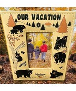 Agiftcorp Our Vacation Lake George Leather Look 6x9 Photo Album Bears Trees - $34.08 CAD