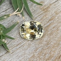 Natural Yellow Sapphire | Cushion Cut | 1.28 Carat | 6.86x5.51 mm | Yellow Sapph - £511.53 GBP
