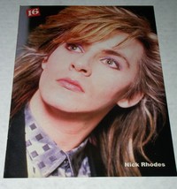 Nick Rhodes Duran Duran Madonna 16 Magazine Color Photo Vintage May 1987 - £19.65 GBP
