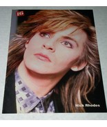 Nick Rhodes Duran Duran Madonna 16 Magazine Color Photo Vintage May 1987 - $33.94 CAD