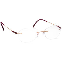 Silhouette Eyeglasses 5500 70 3530 Titan Gold/Fuchsia Rimless Austria 49... - £118.02 GBP