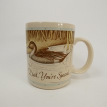 1986 Hallmark Mug "Dad, You're Special" Ducks Ceramic Coffee Cup Japan UOKFH - £3.99 GBP