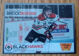 2014-15 USHL Waterloo Blackhawks Brock Boeser SP Card - $59.99