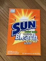 Sun Color Safe Bleach Non-Chlorine Citrus Scent Detergent Powder HTF NOS... - $23.99