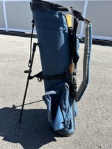 SUN MOUNTAIN ECLIPSE Carry Stand Golf Bag 4-Way Lightweight Blue - $49.50