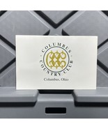 Columbus Country Club Golf Course Scorecard Ohio Pre Owned Vintage 1980s - $12.32 CAD