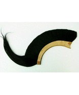 BLACK PLUME BLACK CREST BRUSH Natural Horse Hair For CORINTHIAN HELMET X... - £43.50 GBP