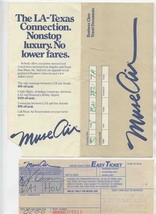 MUSE Air Business Class Travel Documents Ticket Jacket &amp; Easy Ticket 1985 - £21.79 GBP