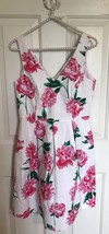 Blithe New York A Line Rose The Marie Dress V Neck cotton SIZE 4 floral SOLD OUT - £58.34 GBP