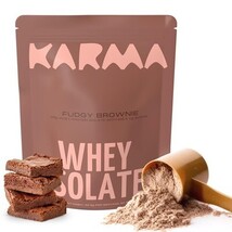 2/2026 Karma Nutrition Whey Protein Powder 2LB - Fudgy Brownie 30 Servings - $473.56 MXN
