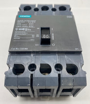 Siemens CQD360 Circuit Breaker, 480/277V 60Amp  - $95.00