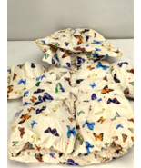 Baby Girl Kids Beige Winter Clothing with Butterfly Coat For Travel 1-2 ... - $18.81 CAD