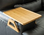 Signature Home Clip On Tray Sofa Table For Wide Couches Couch Arm Tray T... - $47.97