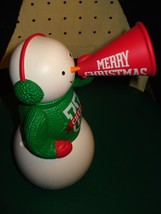 HALLMARK MUSICAL SINGING SNOWMAN CHEERLEADER CHRISTMAS CHEER 2012 NEW w/... - $18.99