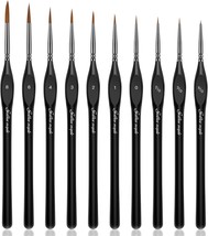 Golden Maple Detail Paint Brushes Set 10Pcs Miniature Brushes For Fine, 40K - £25.54 GBP