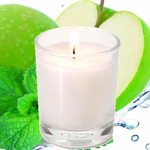 Apple Mint Scented Votive Candles Hand Poured Luxury Home Fragrance - $280.26 MXN - $355.25 MXN