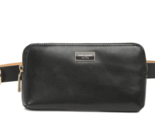 Kate Spade zip top leather belt bag Fanny Pack ~NWT~ Black S/M - $57.42