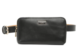 Kate Spade zip top leather belt bag Fanny Pack ~NWT~ Black S/M - £44.99 GBP
