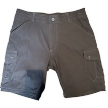 Kuhl Renegade Convertible Stealth Shorts Only Men&#39;s 36x32 Gray Outdoor 5138 - £19.46 GBP