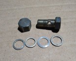 92-01 PRELUDE Fuel Rail Hose Filter Nut &amp; Bolt Hardware H22 OEM 90-97 AC... - $16.66