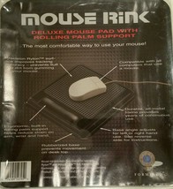Forminco Mouse Rink Deluxe Mouse Pad with Ergonomic Rolling Palm Support *NEW* - £19.98 GBP