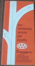 Vintage AAA Membership Pamphlet - VGC - CLEVELAND AAA COLLECTIBLE PIECE ... - £6.19 GBP
